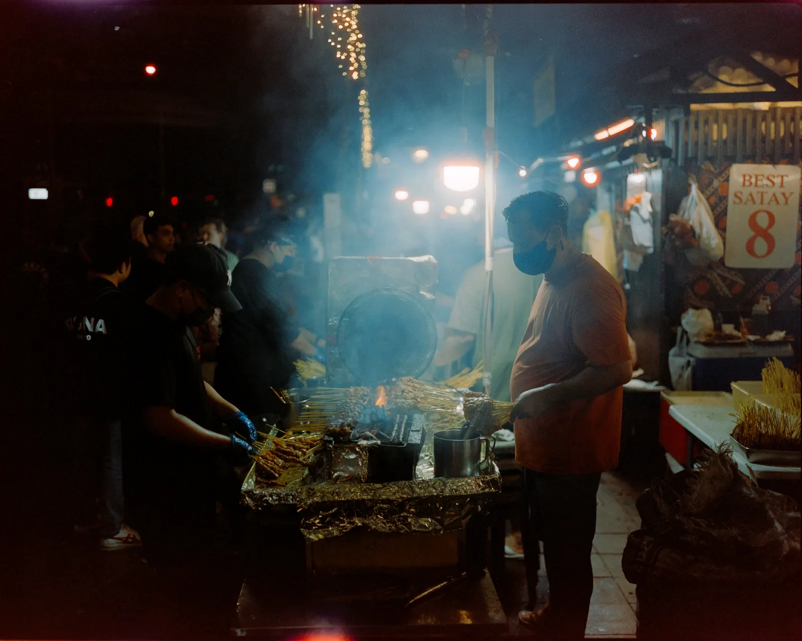 Satay Street, stall eight.
