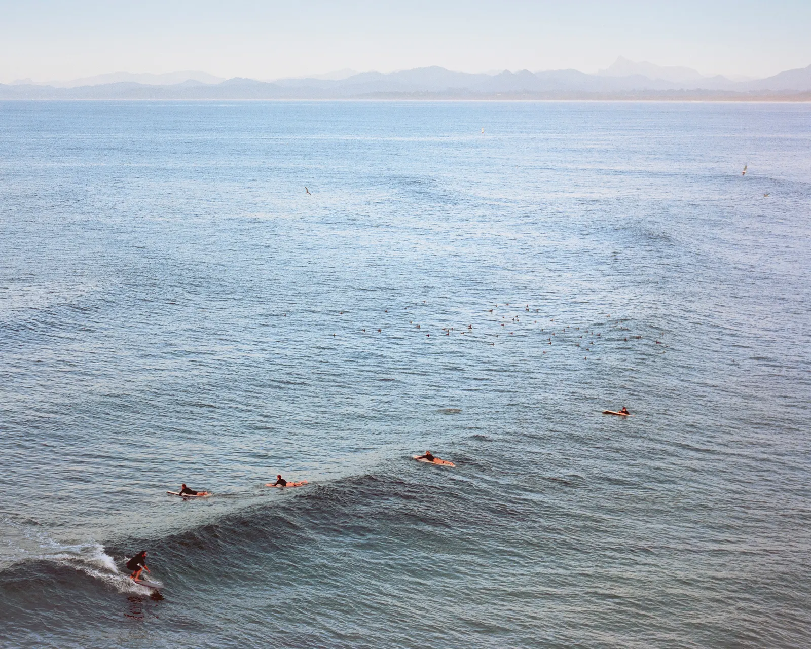 The point, mid-morning.